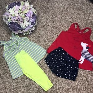 Matching girls playsets